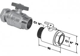 Roth Kulový kohout 5/4"